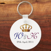 ウィルとKate Monogram Keepsake Keychain キーホルダー (正面)