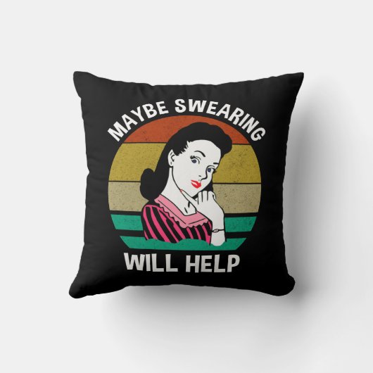 ウィルの嫌みを口に救済するおもしろいことわざ クッション (裏面)