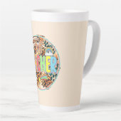 ウィルインスパイアリーの – はっきりしたフローラ・トリビュート カフェラテマグ (右アングル)