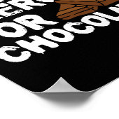 ウィルエクササイズチョコレートジおもしろいムトレーニング ポスター (角)