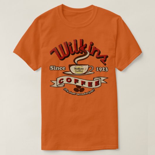 ウィルキンスコーヒーヴィンテージTシャツ Tシャツ (デザイン正面)