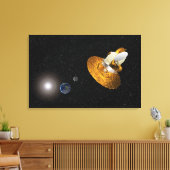 ウィルキンソンマイクロ波異方性プローブ キャンバスプリント (インサイチュ (リビング))