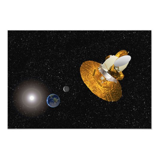 ウィルキンソンマイクロ波異方性プローブ フォトプリント            (正面)