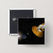 ウィルキンソンマイクロ波異方性プローブ 缶バッジ (正面&裏面)