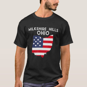ウィルクシャーヒルズオハイオUSA州アメリカトラベルオハイオ Tシャツ