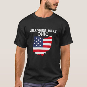 ウィルクシャーヒルズオハイオUSA州アメリカトラベルオハイオ Tシャツ