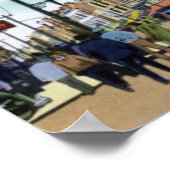 ウィルクスバーレペンシルバニアサウスメイン通り ポスター (角)