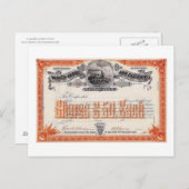 ウィルクスバーレ&イースタン鉄道株ヴィンテージ ポストカード (正面/裏面)