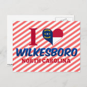 ウィルケスボロ、ノースカロライナ ポストカード (正面/裏面)