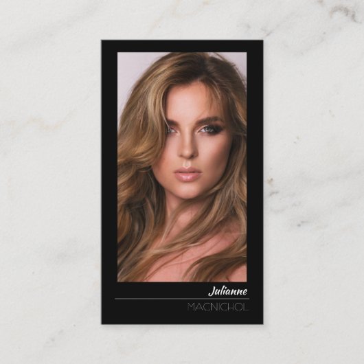 ウィルシャー俳優モデル | Pro Business通話カード 名刺 (正面)