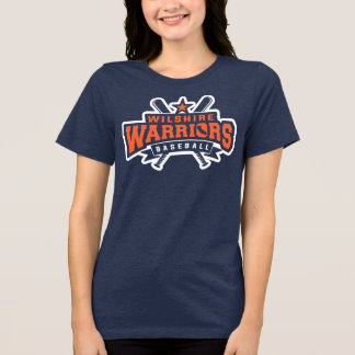 ウィルシャー・ウォリアーズ・ベースボールリーグ・ホワイトロゴ トライブレンドTシャツ