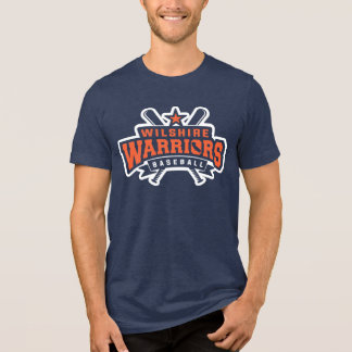 ウィルシャー・ウォリアーズ・ベースボールリーグ ホワイトロゴ トライブレンドTシャツ