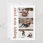 ウィルソンさん  あけましておめでとう　ホリデーカード シーズンカード (裏面)