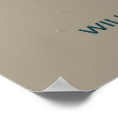 ウィルソンのウォーブラー移行マップ – ミニマリスト ポスター (角)