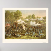 ウィルソンのクリークの戦いクルツとアリソン1861 ポスター (正面)