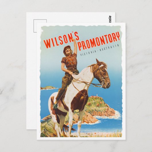 ウィルソンの高級オーストラリアのヴィンテージ旅行 ポストカード (正面/裏面)