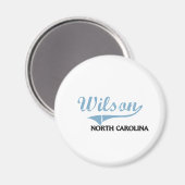 ウィルソンノースカロライナクラシックシティ マグネット (正面/裏面)