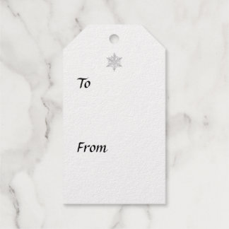 ウィルソンベントレースノーフレークギフトラベル ギフトタグ