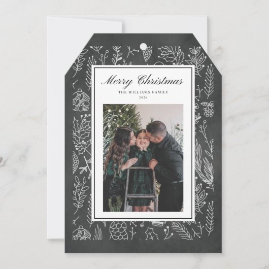 ウィルソン一家と共に楽しいクリスマス 2026  より クリスマスのご挨 カード (正面)