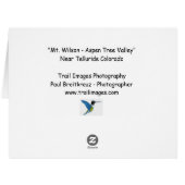 "ウィルソン山 – 《植物》アスペンツリー谷" (裏面横)