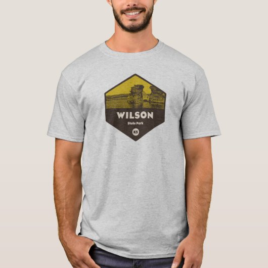 ウィルソン州立公園（カンザス州） Tシャツ (正面)