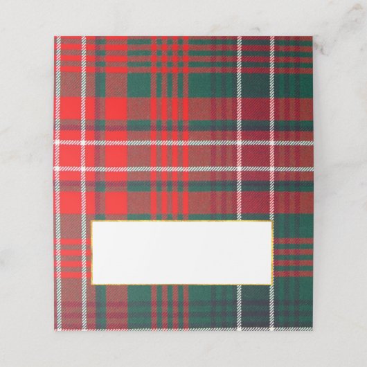 ウィルソン結婚折り畳み座席表 プレイスカード (外部開封)