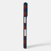 ウィルソン・クラン・ブルー・グリーン・レッド・タータンチェック Case-Mate iPhoneケース (裏面 / 右)
