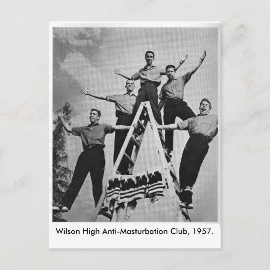 ウィルソン・ハイ・アンチ・マスターベーション・クル… ポストカード (正面)