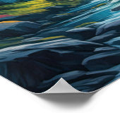 ウィルダネスのパレット、夕べのグロー ポスター (角)