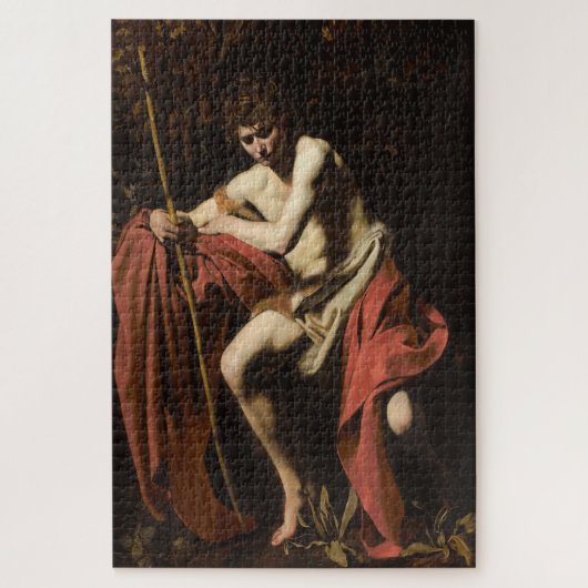 ウィルダネスの洗礼者ヨハネ – Caravaggio ジグソーパズル (縦)