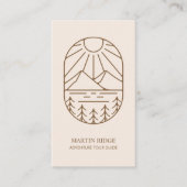 ウィルダネスアドベンチャーツアーガイドキャンピングサバイバル 名刺 (正面)