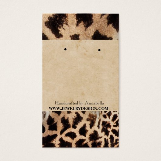 ウィルダネスアフリカスタイルイヤリングホルダージュエリー (正面)