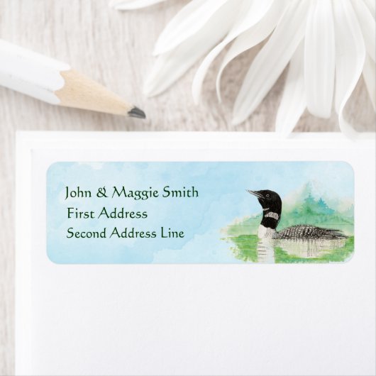 ウィルダネスウォーターカラーバードローン住所 シール (インサイチュ)