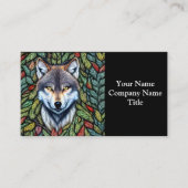ウィルダネスウッドランドプレデターウルフ 名刺 (正面)