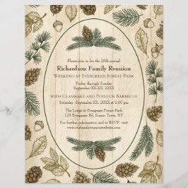 ウィルダネスキャンピングファミリー懇親会ジャンボリーBBQ チラシ