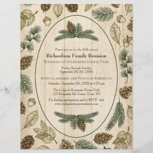 ウィルダネスキャンピングファミリー懇親会ジャンボリーBBQ チラシ