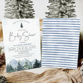 ウィルダネスベビー外の赤ちゃんシャワーが冷たい 招待状