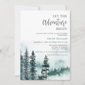 ウィルダネスモダンアドベンチャーが赤ちゃんシャワーを開始 招待状 (正面)