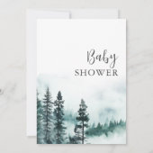 ウィルダネスモダンアドベンチャーが赤ちゃんシャワーを開始 招待状 (裏面)