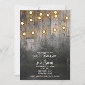 ウィルダネスレイクパインツリーズフォレストウッド&ライト 招待状 (正面)