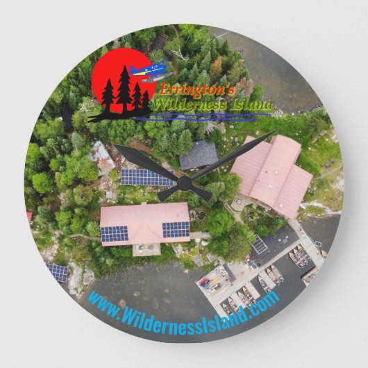 ウィルダネス島時計 ラージ壁時計 (正面)