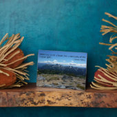 ウィルダネス引用文（タトオシュ山脈） フォトプラーク (側面)