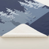 ウィルダネス森林の木々の束 シェルパブランケット (3/4)