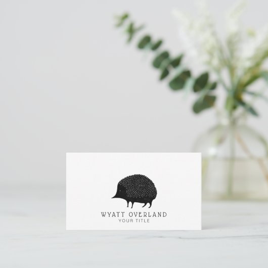 ウィルダネス自然主義ハイキングガイド 名刺 (スタンド正面)