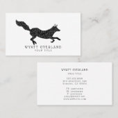 ウィルダネス自然主義ハイキングガイド 名刺 (正面/裏面)