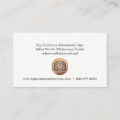 ウィルダネス・アドベンチャートリップガイド 名刺 (裏面)