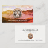 ウィルダネス・アドベンチャートリップガイド 名刺 (正面/裏面)