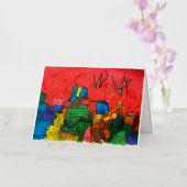 ウィルダーマーカー箔挨拶カード 箔グリーティングカード (蘭)