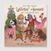 ウィルディングのまわりにザクリスマスツリーホリデーカード (正面)