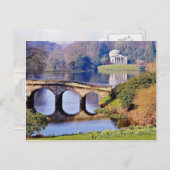 ウィルトシャーの花Stourhead Garden ポストカード (正面/裏面)